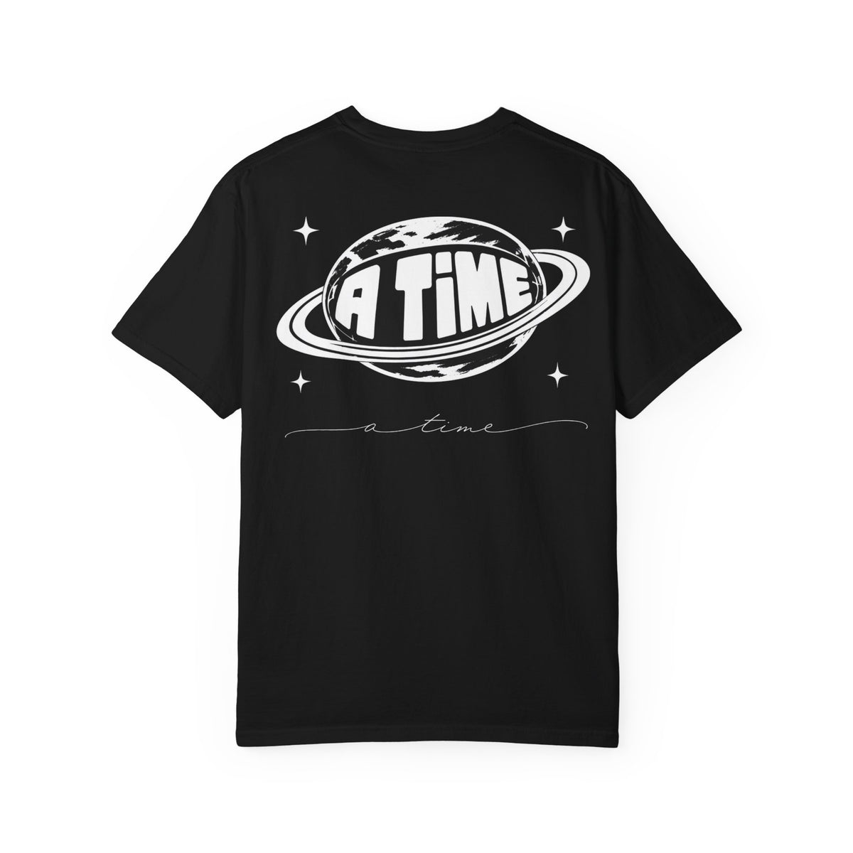 Atime tee white logo