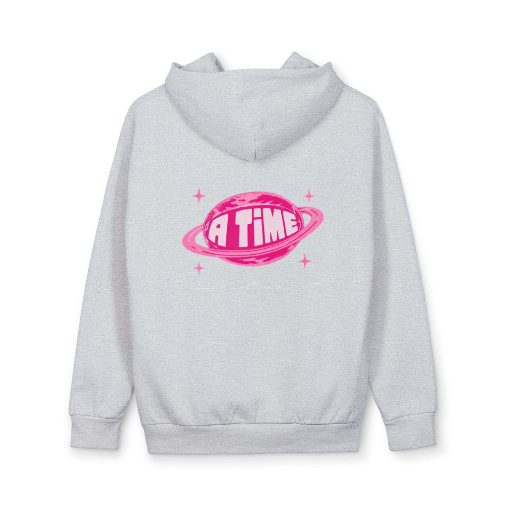 Atime hoodie pink logo
