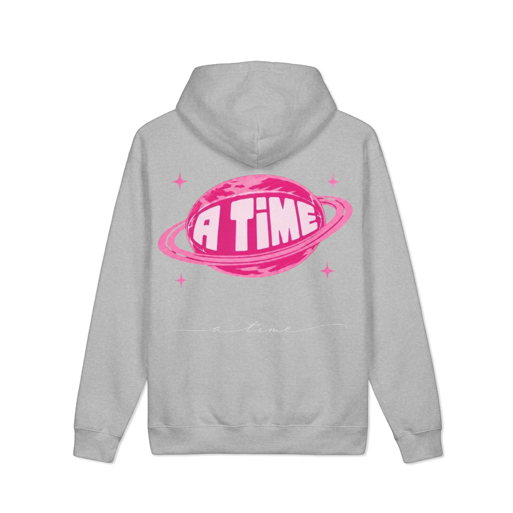 Atime hoodie pink logo
