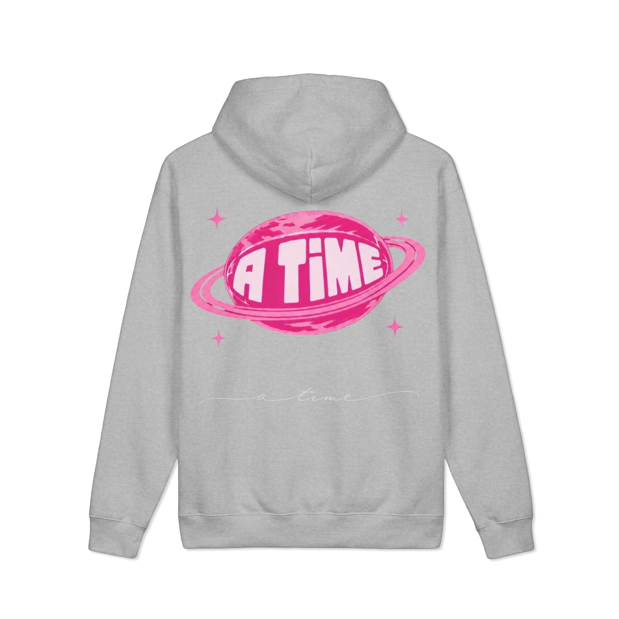 Atime hoodie pink logo