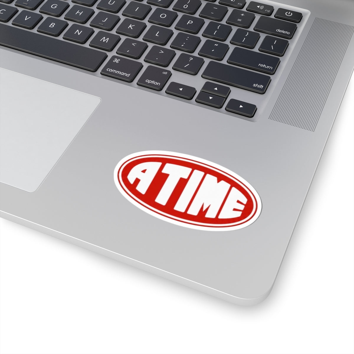 Atime red logo sticker