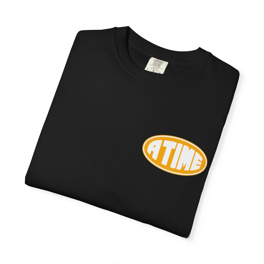 Atime tee yellow logo