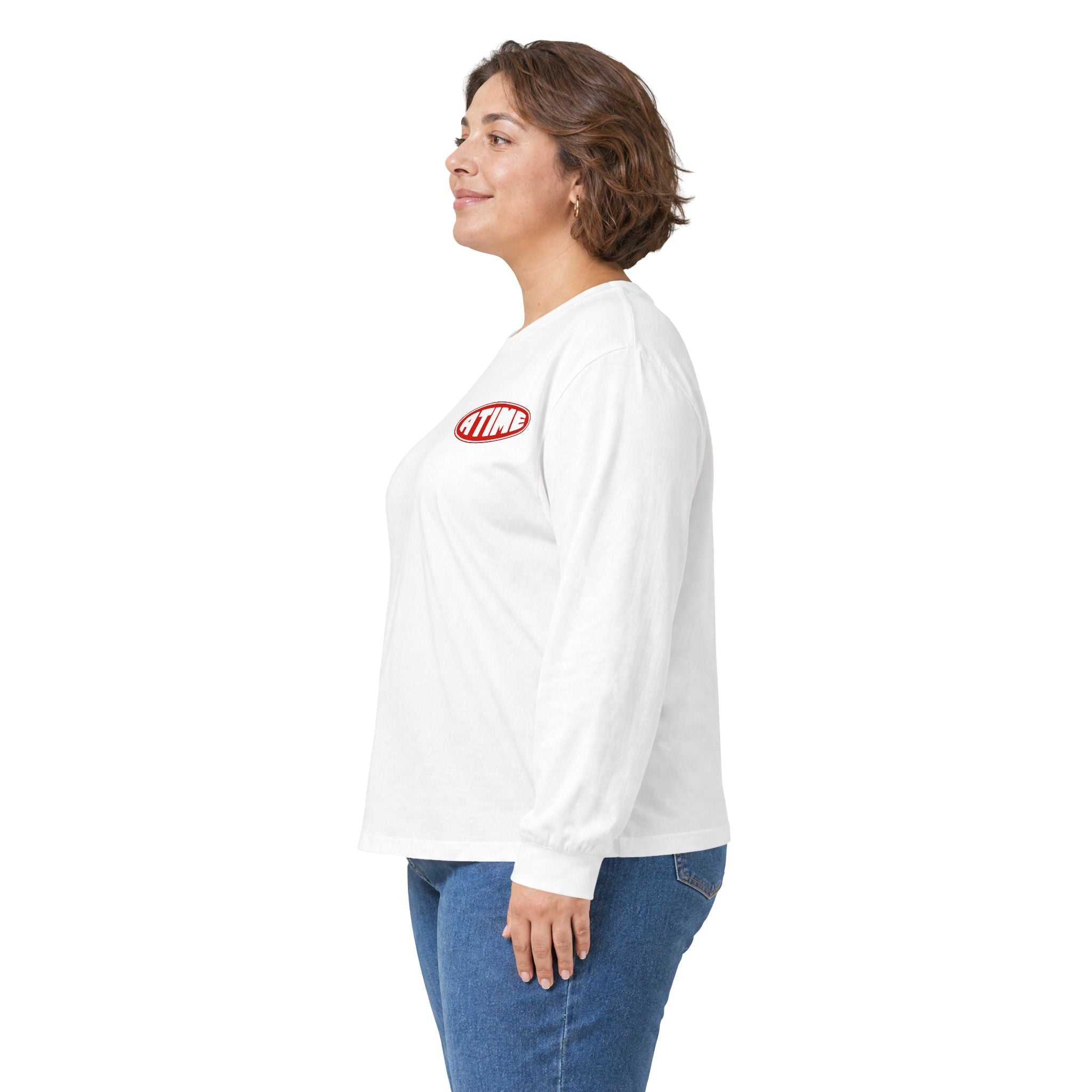 Atime long sleeve red logo