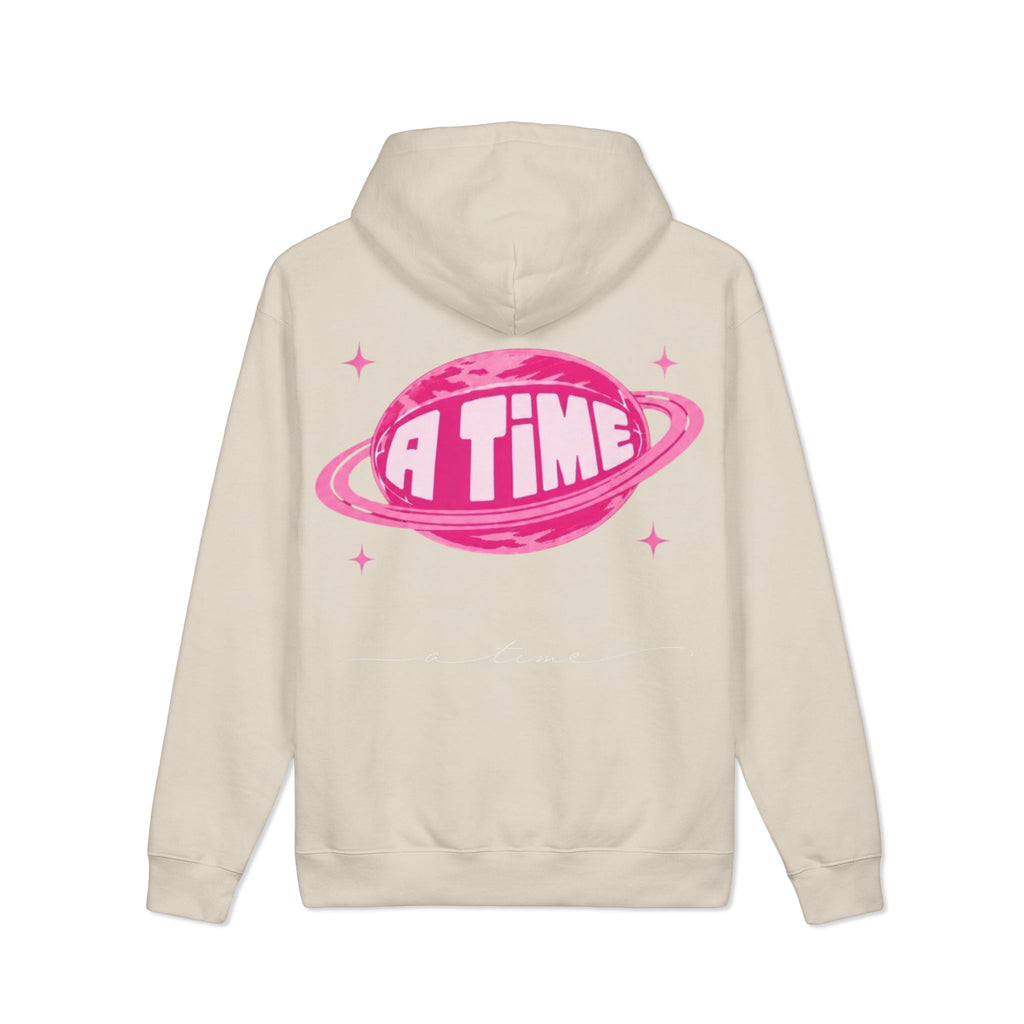 Atime hoodie pink logo