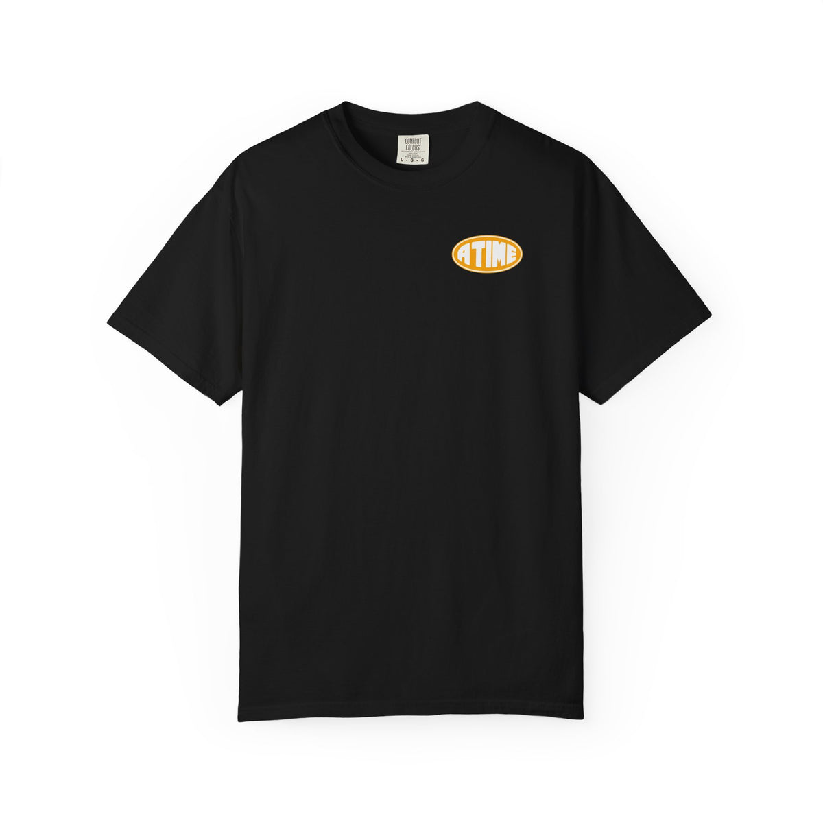 Atime tee yellow logo