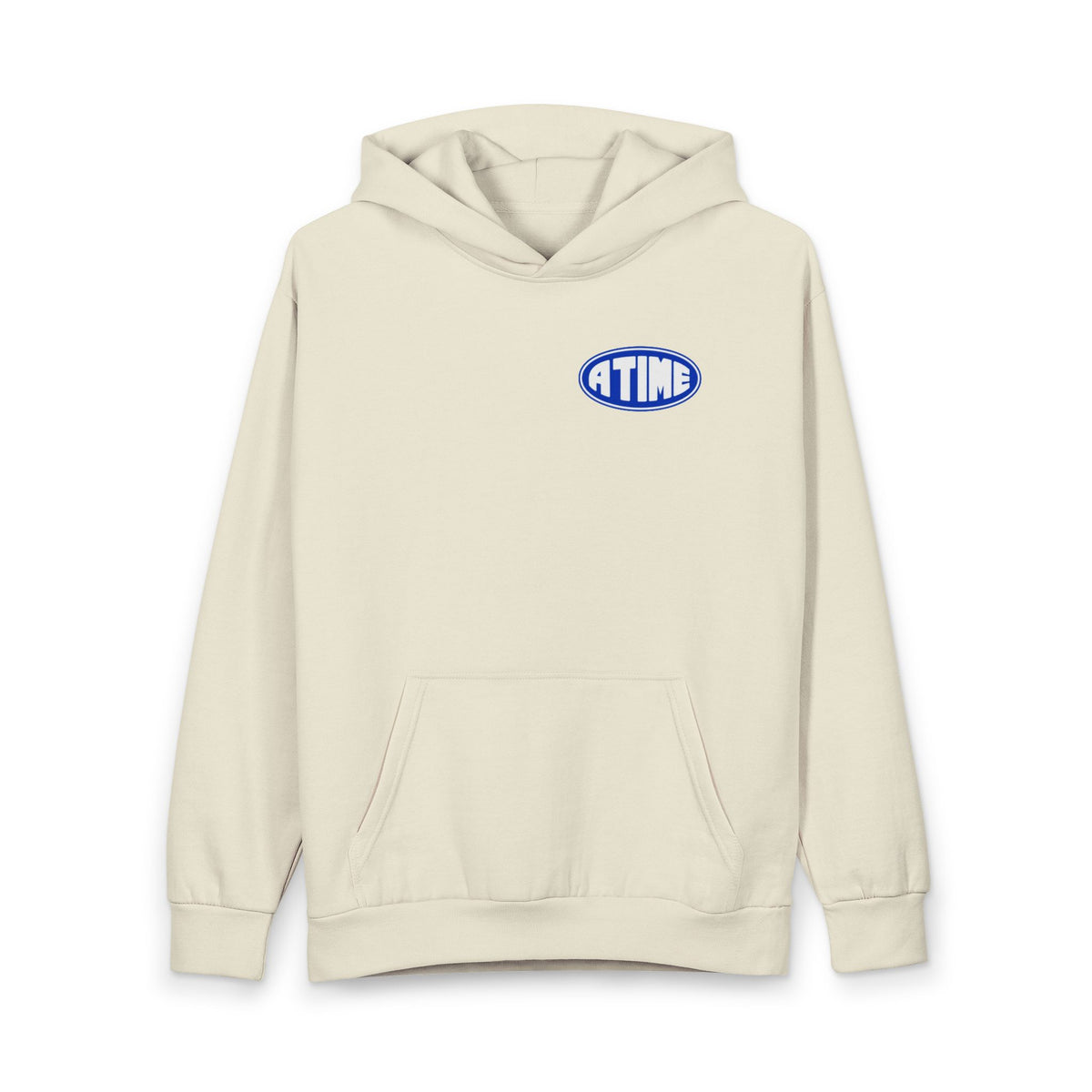 Atime hoodie blue logo