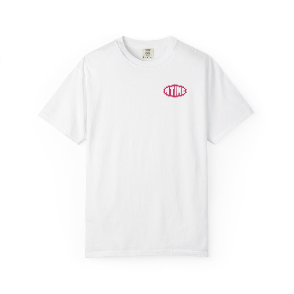 Atime tee pink logo
