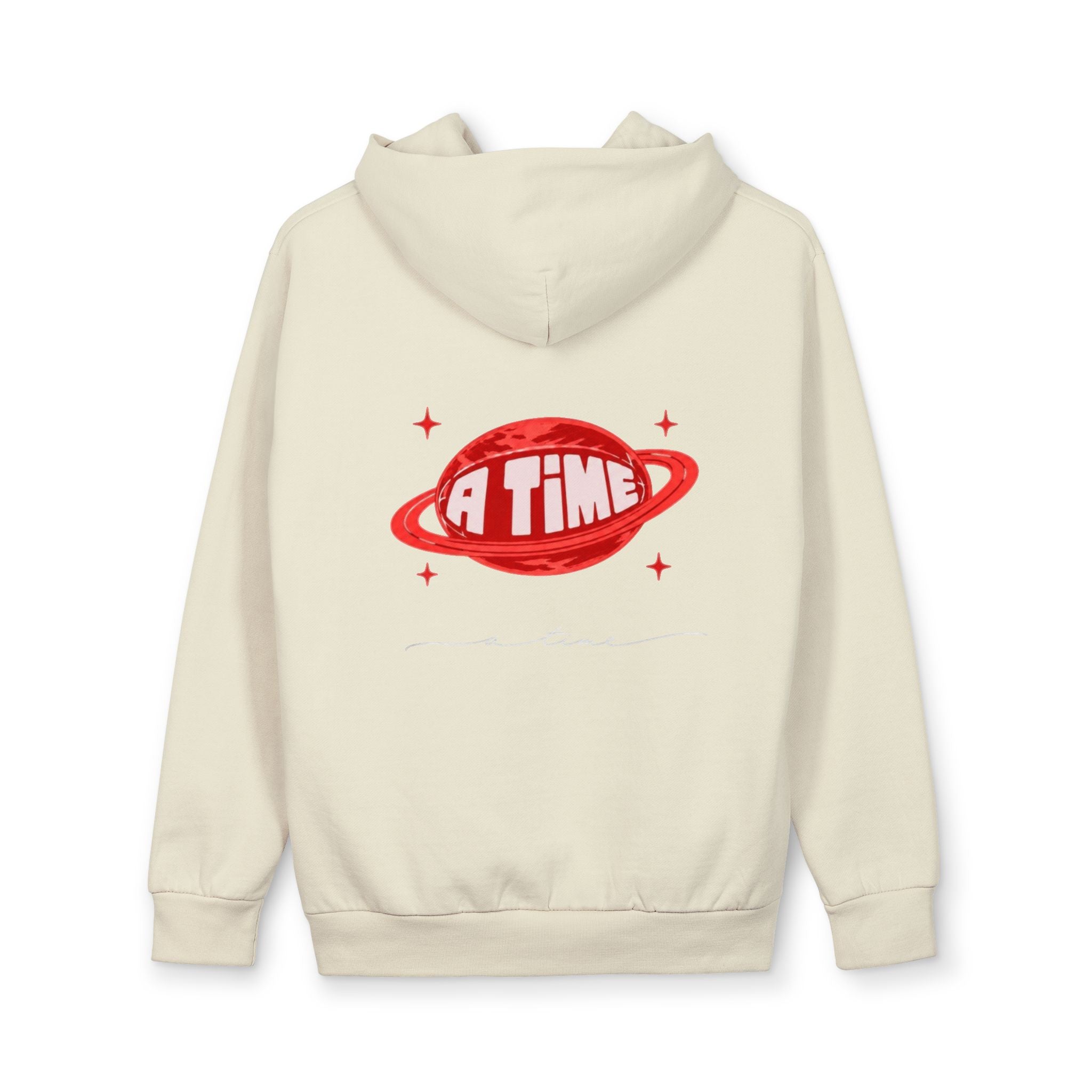Atime hoodie red logo