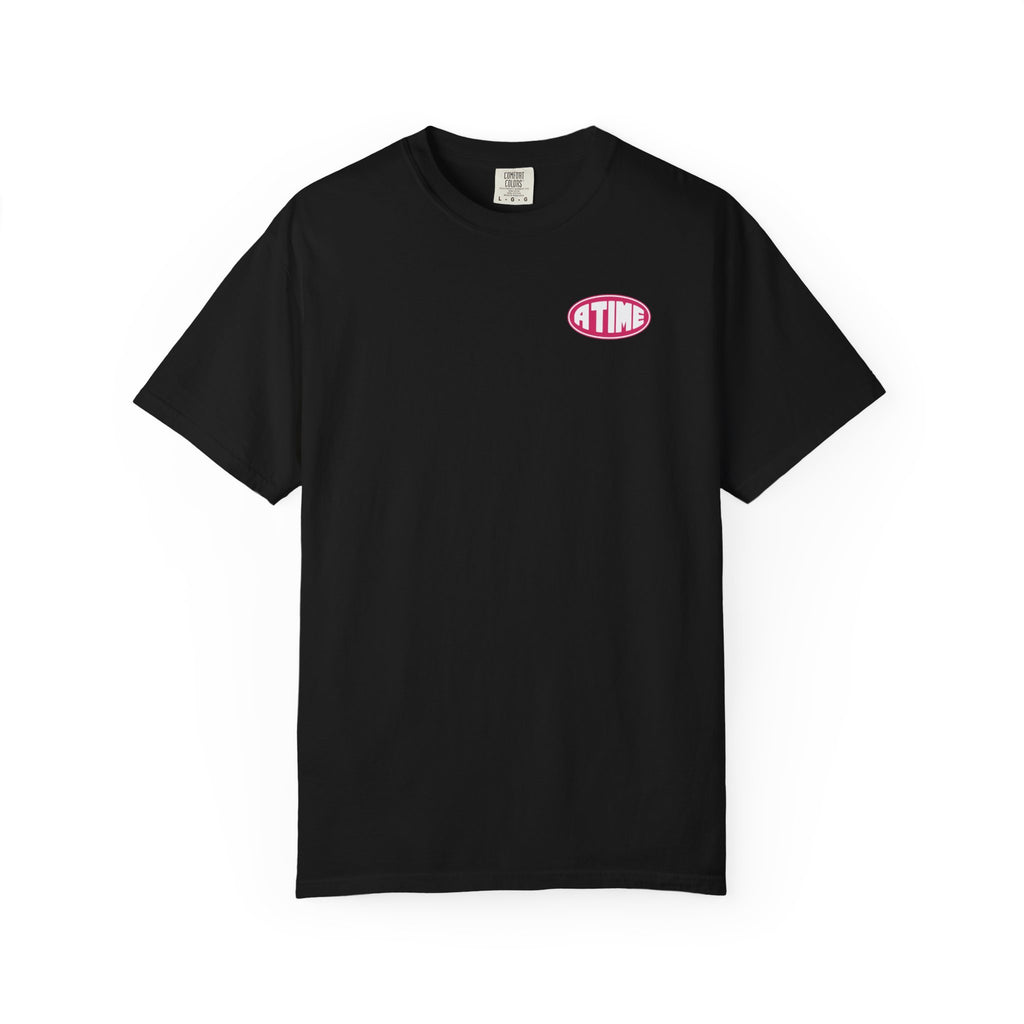 Atime tee pink logo