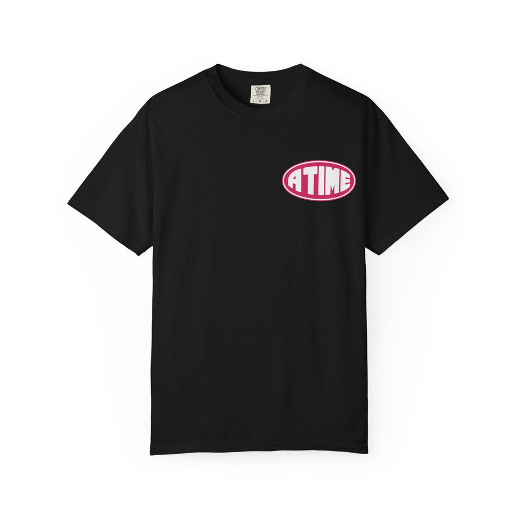 Atime tee pink logo
