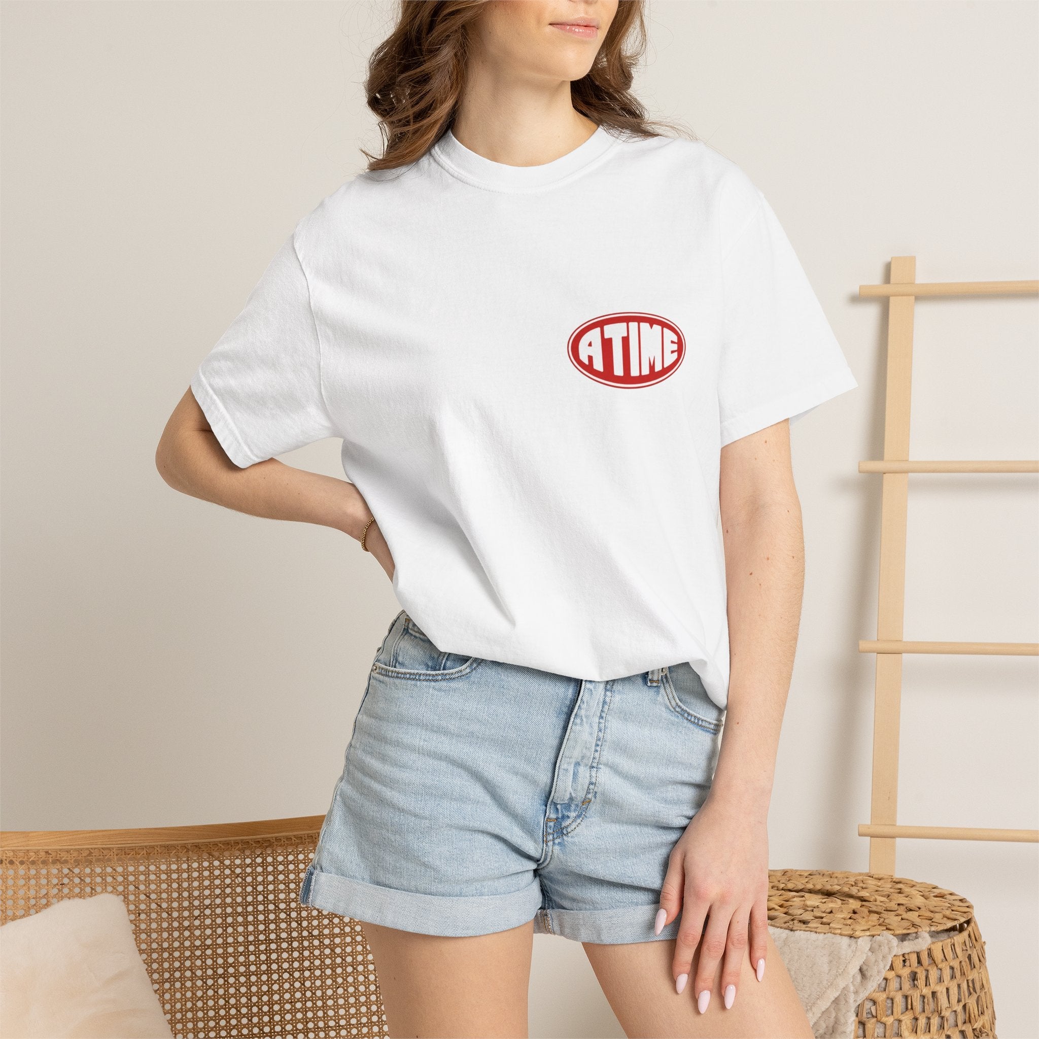 Atime tee red logo