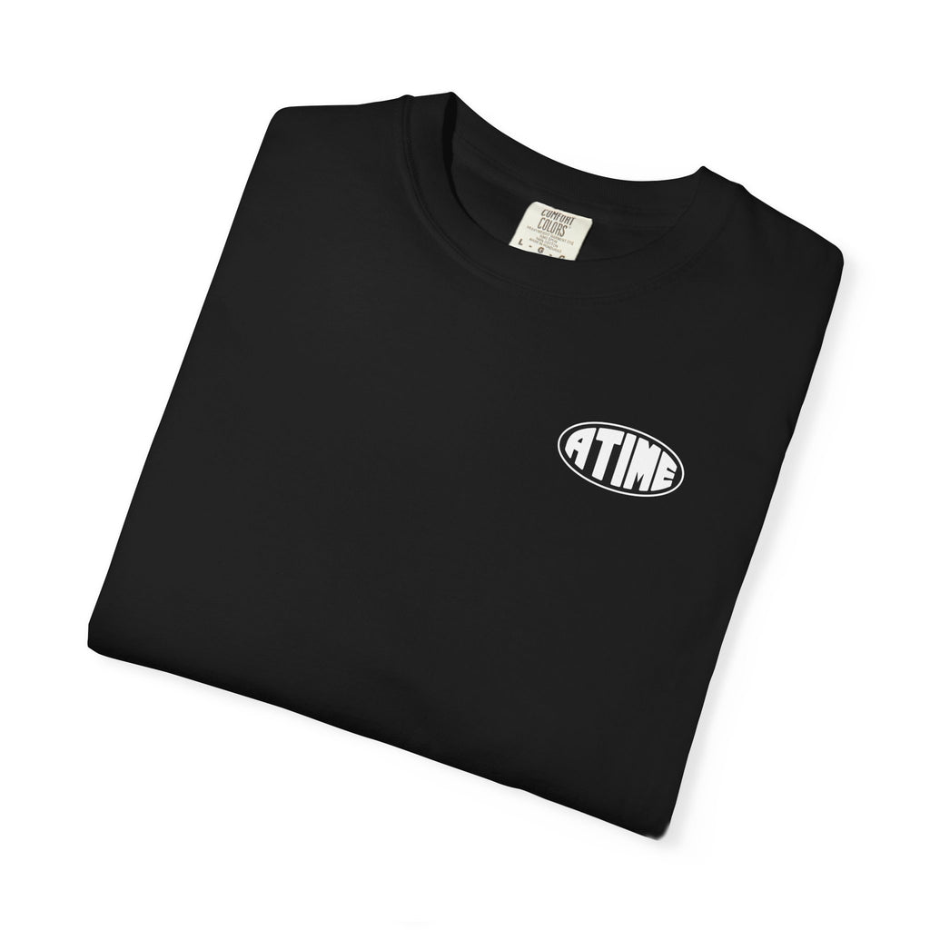 Atime tee white logo