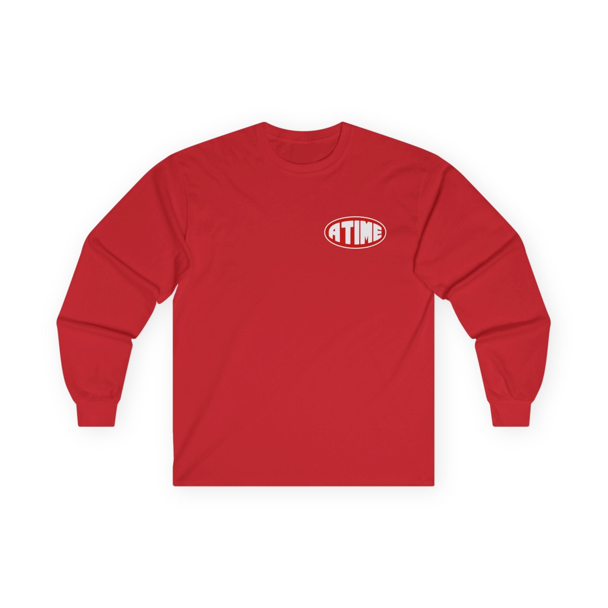 Atime long sleeve red logo