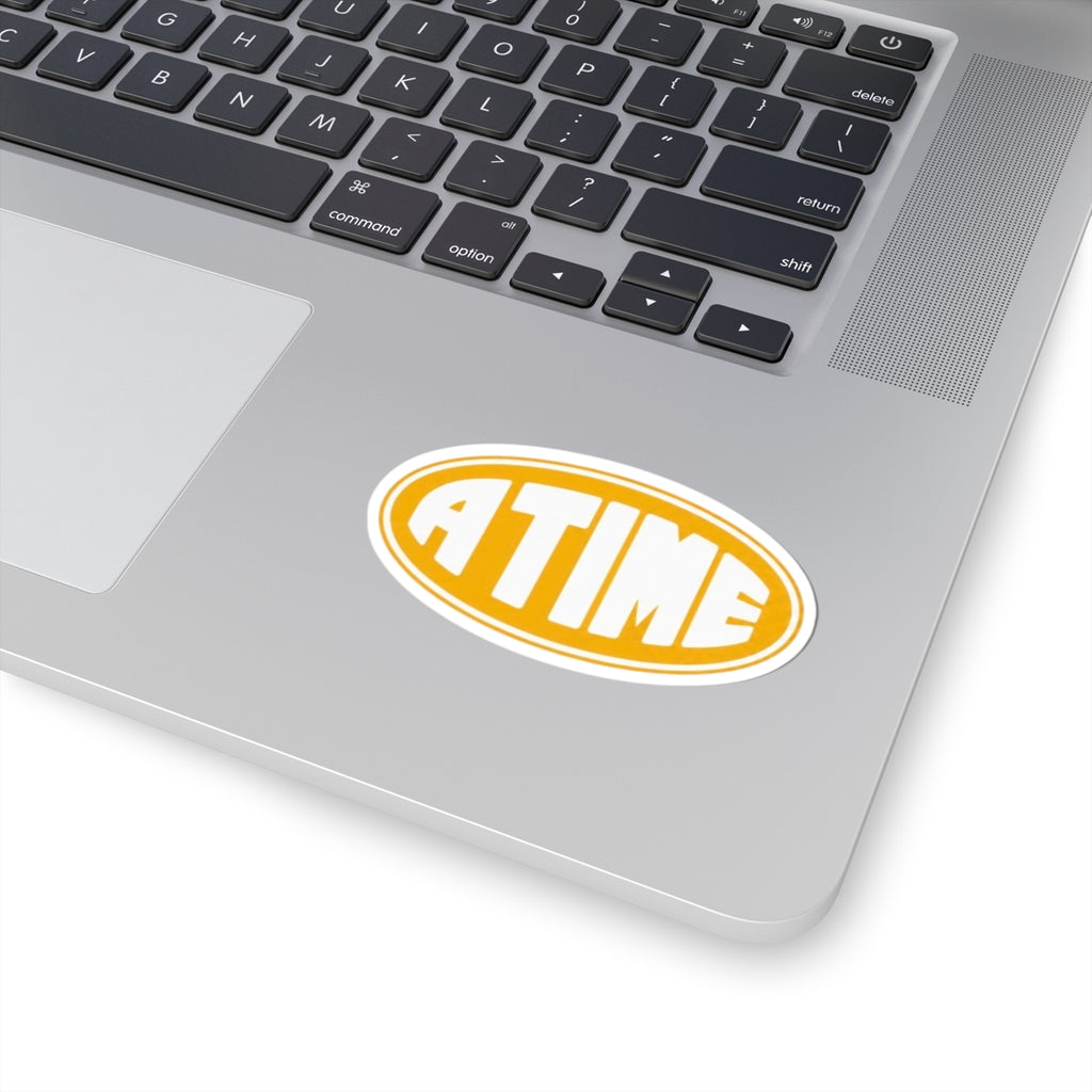 Atime yellow logo sticker