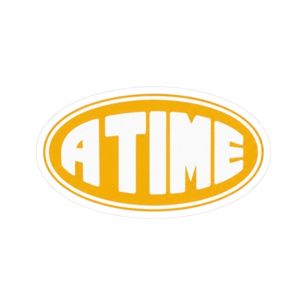 Atime yellow logo sticker