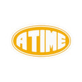 Atime yellow logo sticker
