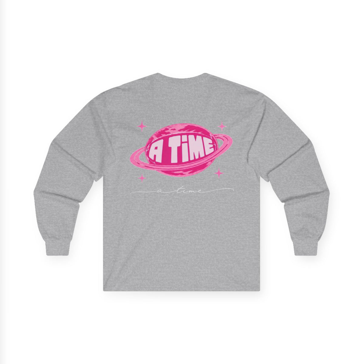Atime long sleeve pink logo