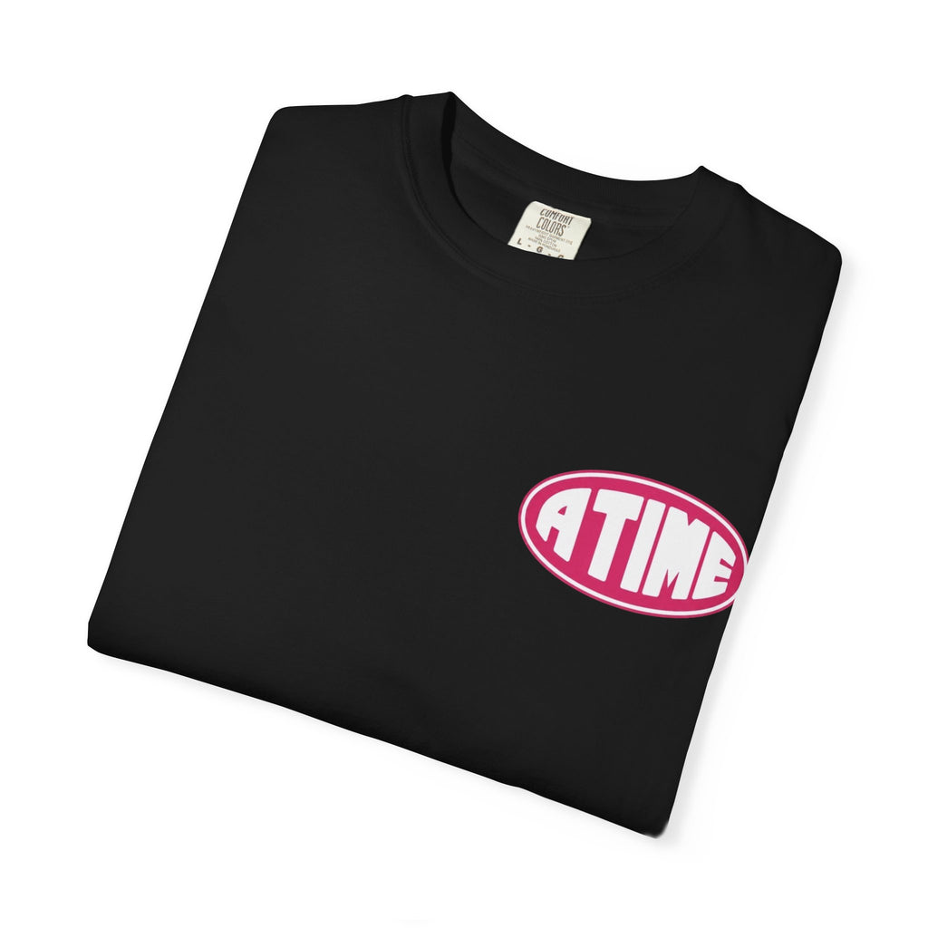 Atime tee pink logo