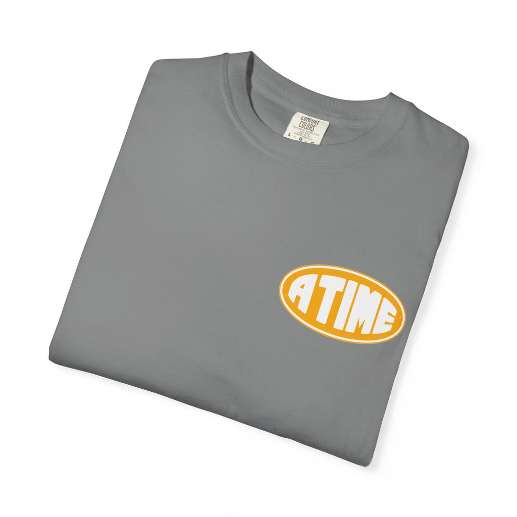 Atime tee yellow logo