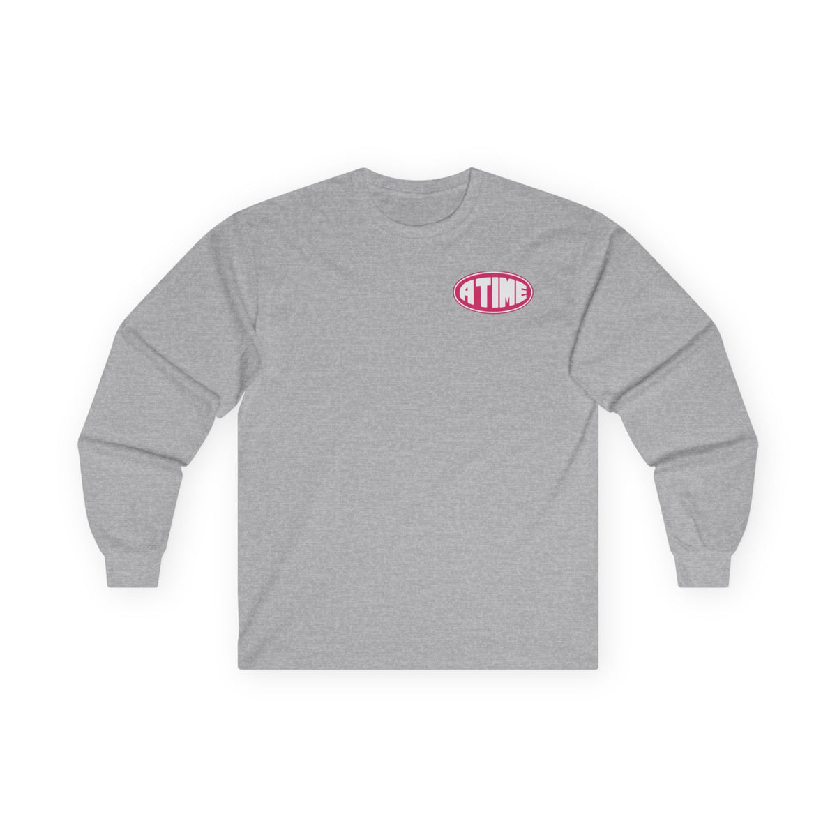 Atime long sleeve pink logo