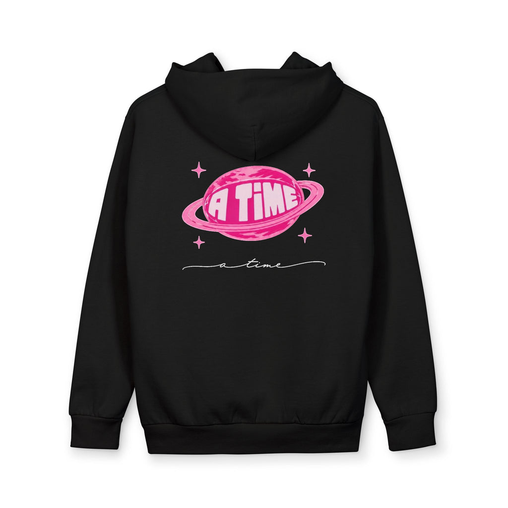 Atime hoodie pink logo