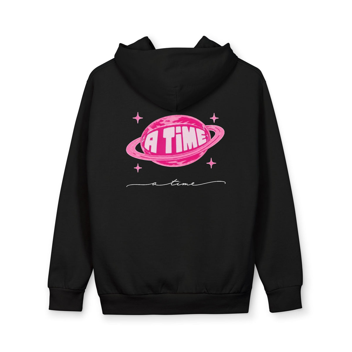 Atime hoodie pink logo