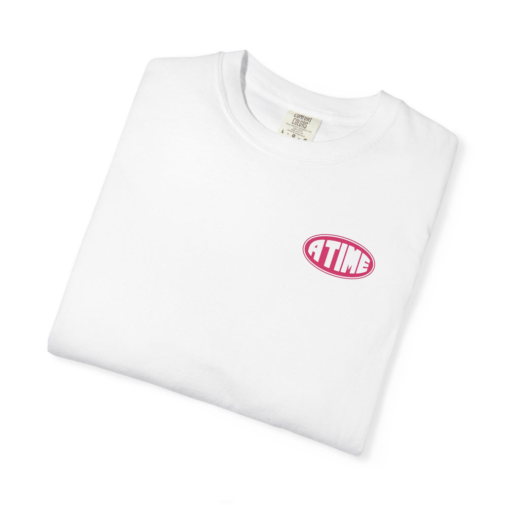 Atime tee pink logo