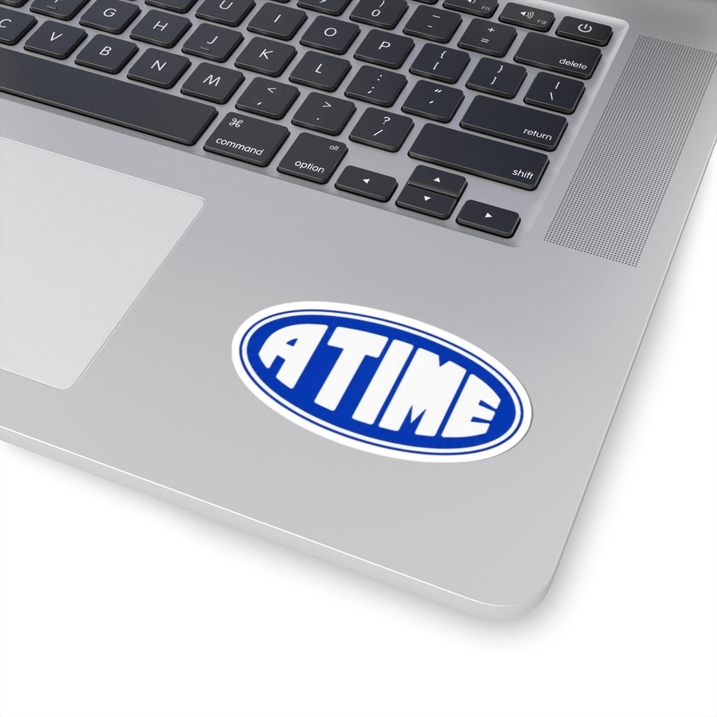 Atime blue logo sticker