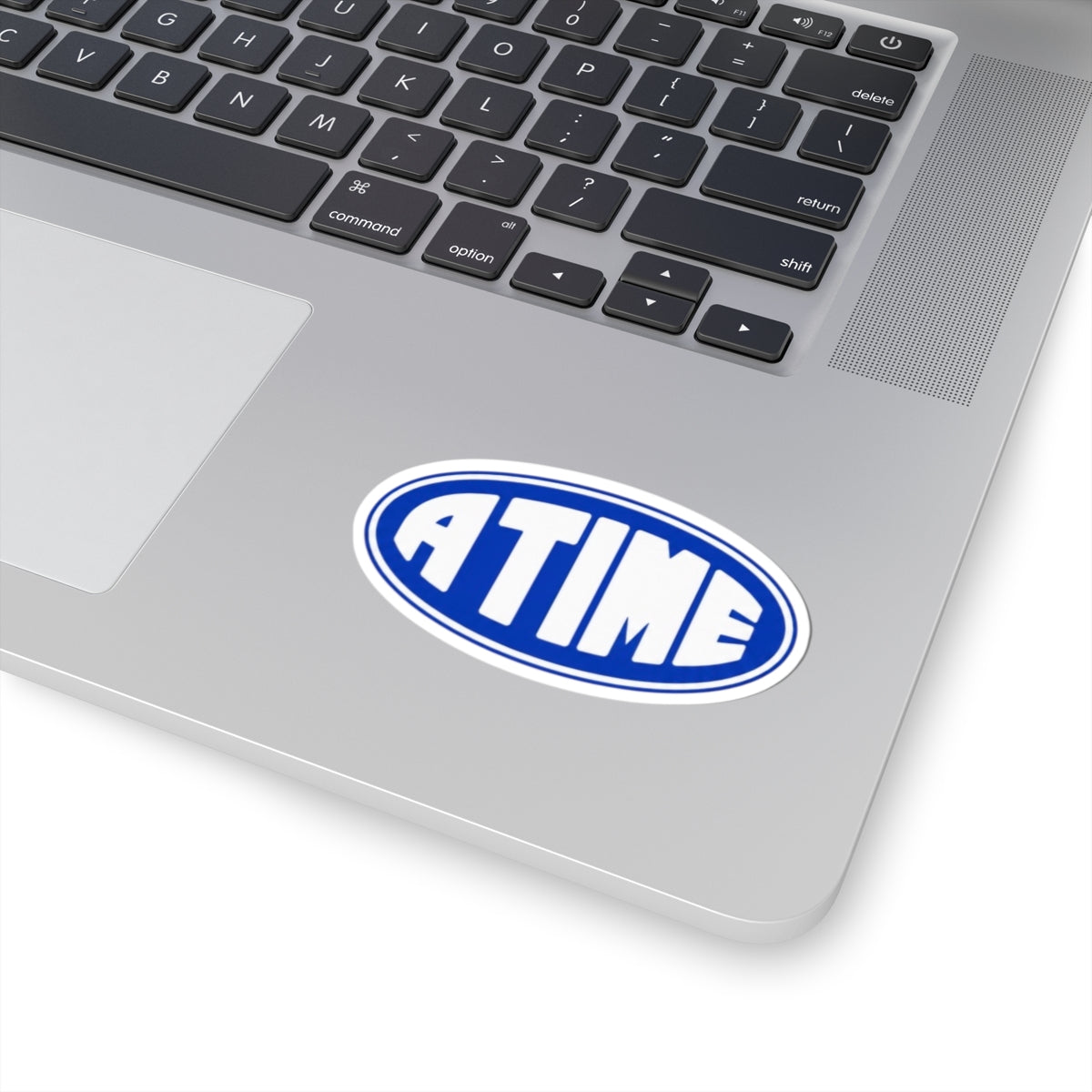 Atime blue logo sticker