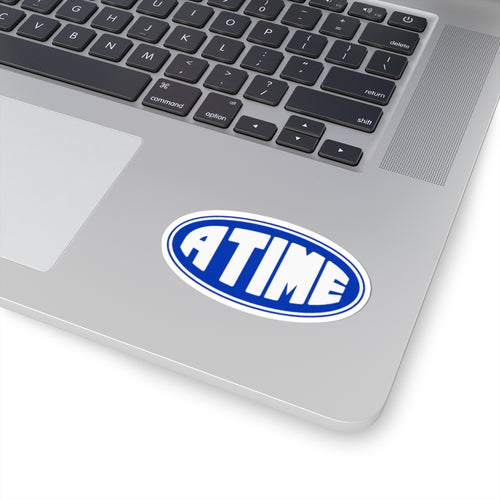 Atime blue logo sticker