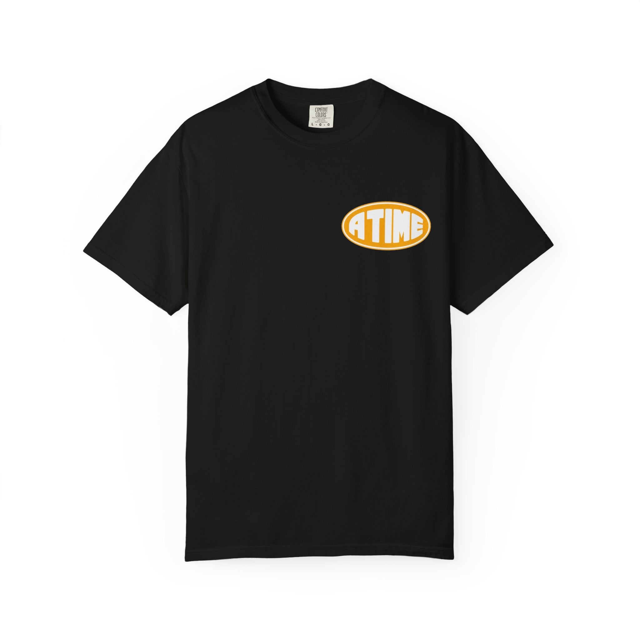 Atime tee yellow logo