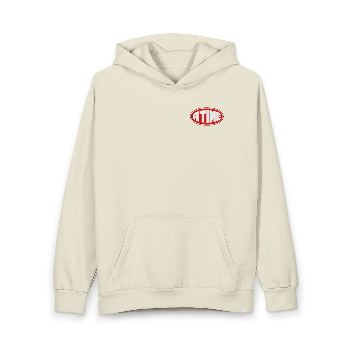 Atime hoodie red logo