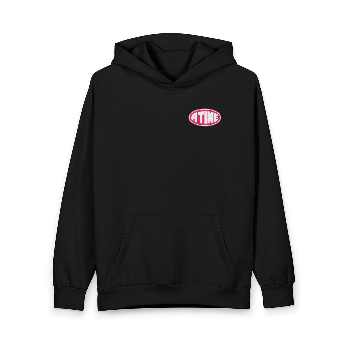 Atime hoodie pink logo
