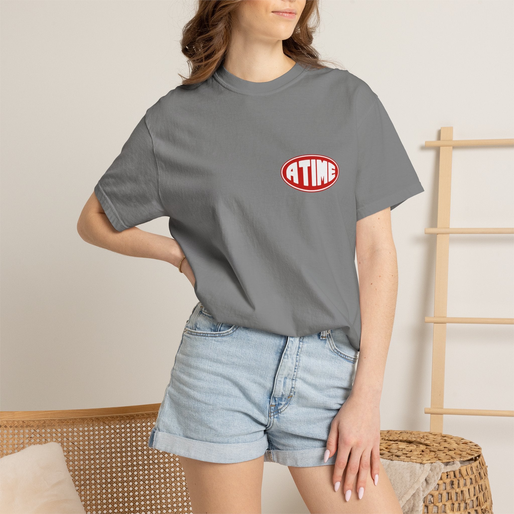 Atime tee red logo