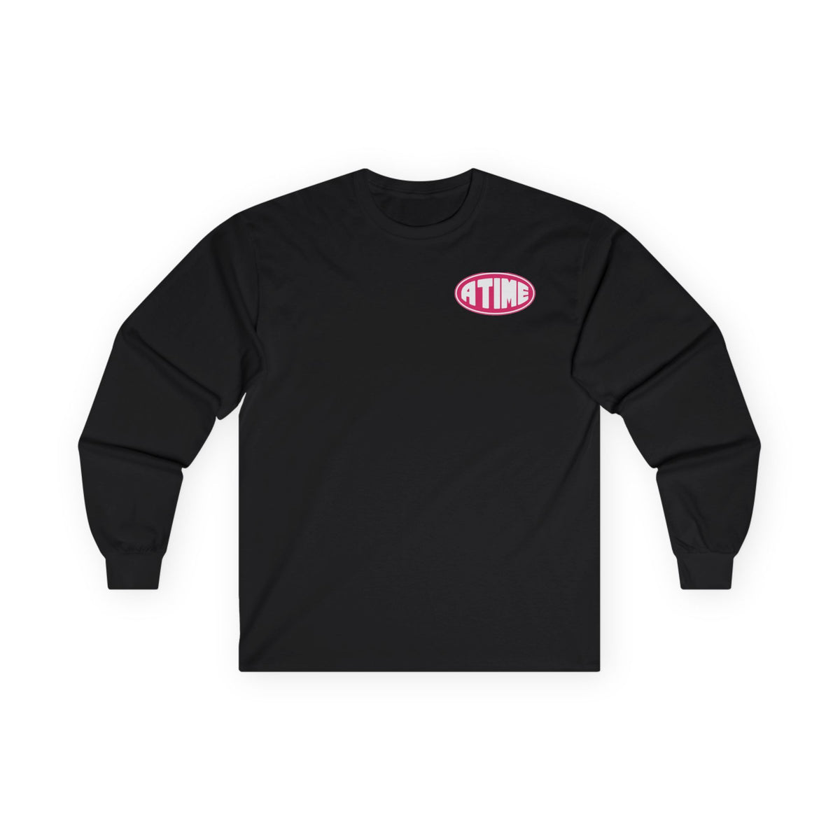 Atime long sleeve pink logo
