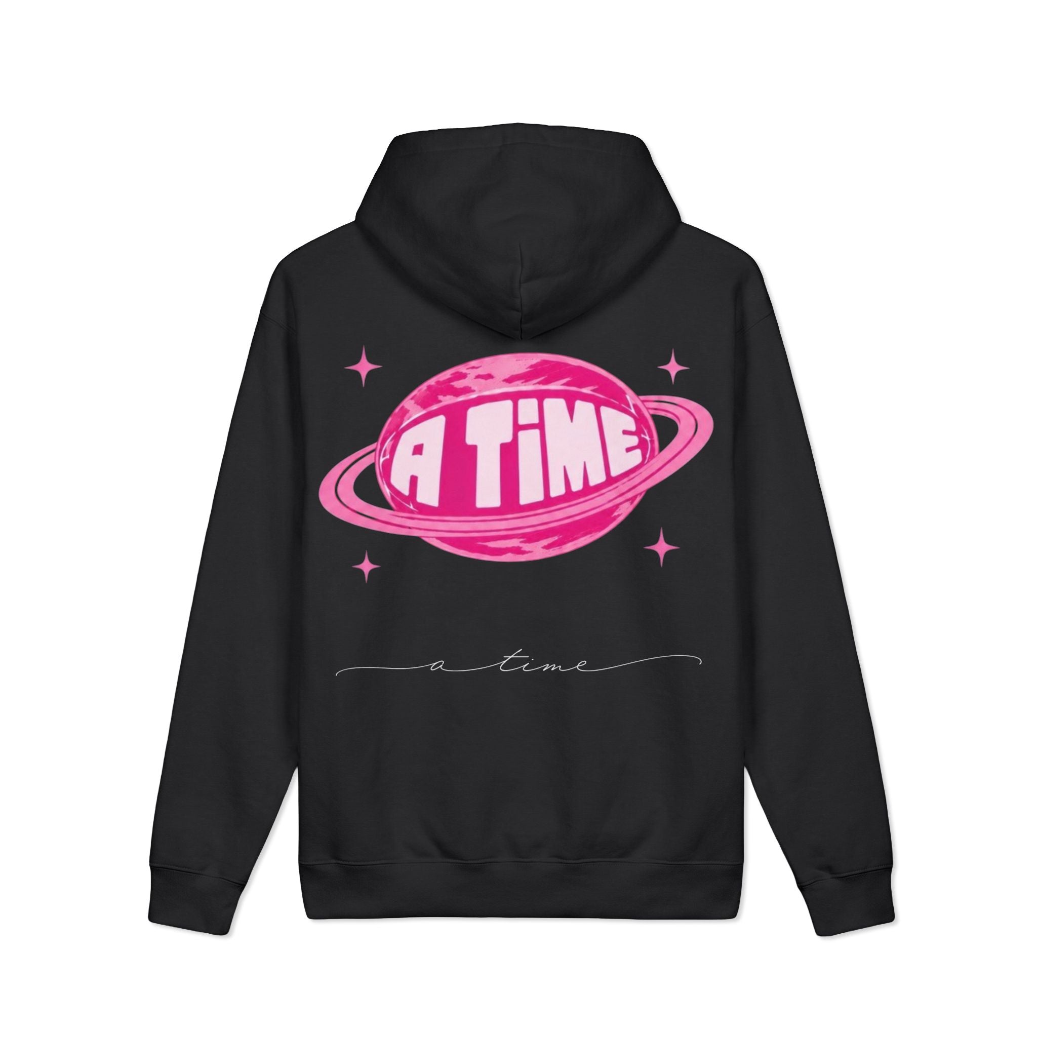 Atime hoodie pink logo