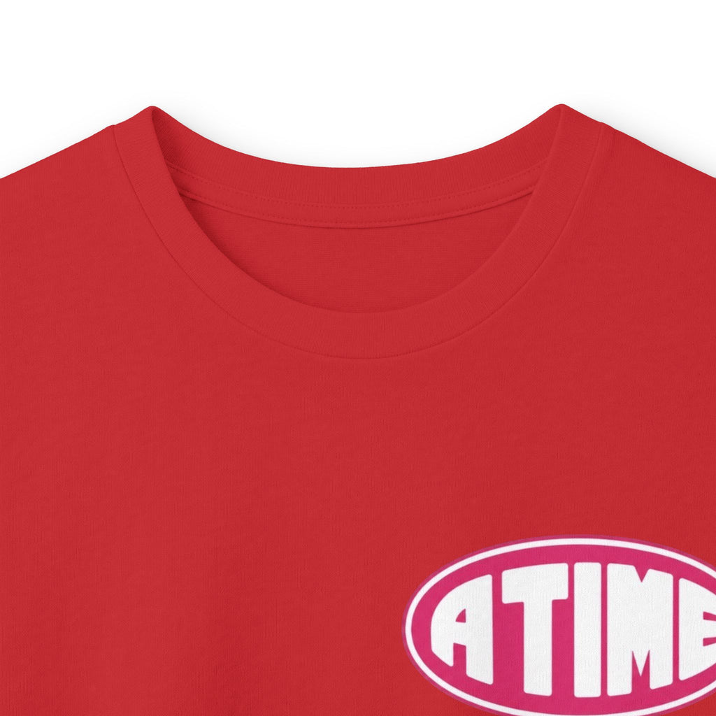 Atime long sleeve pink logo
