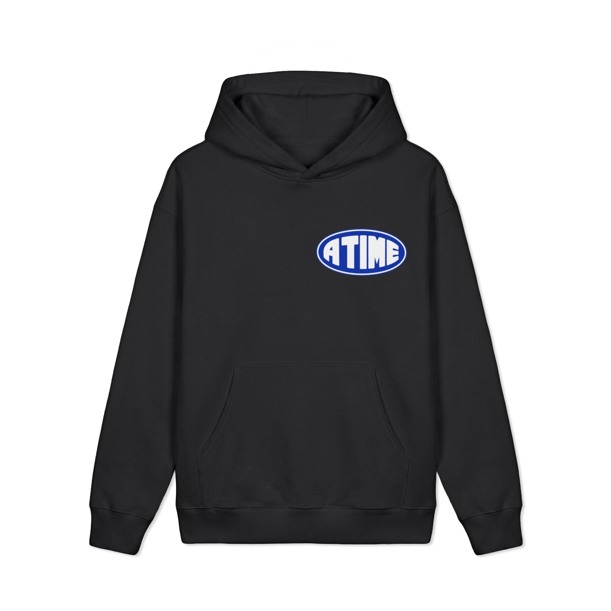 Atime hoodie blue logo