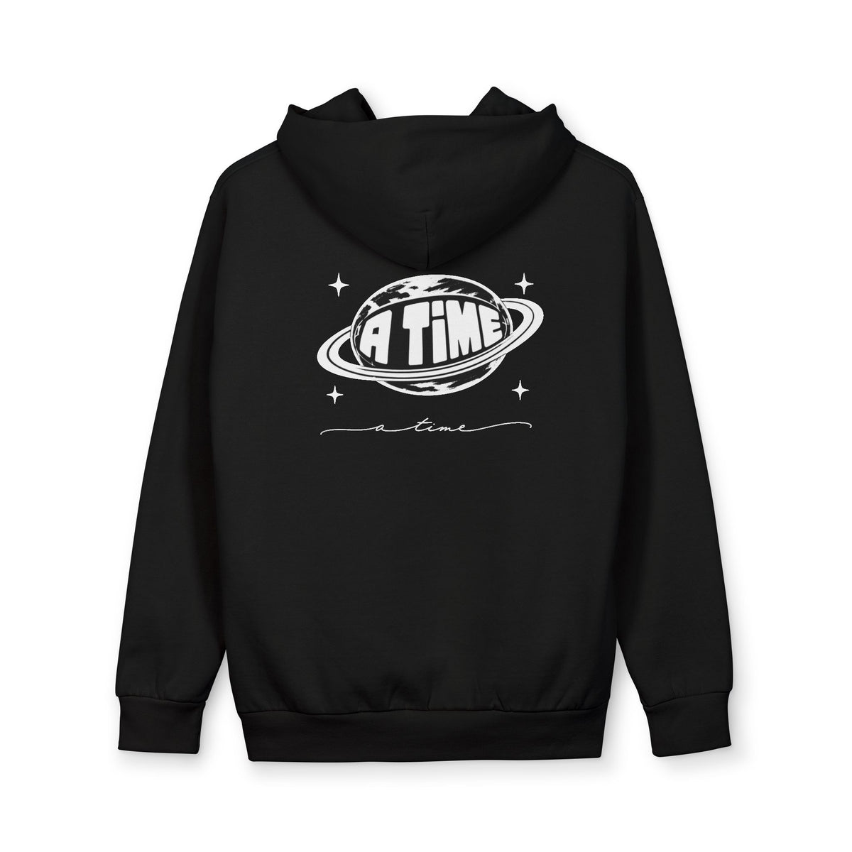 Atime hoodie white logo