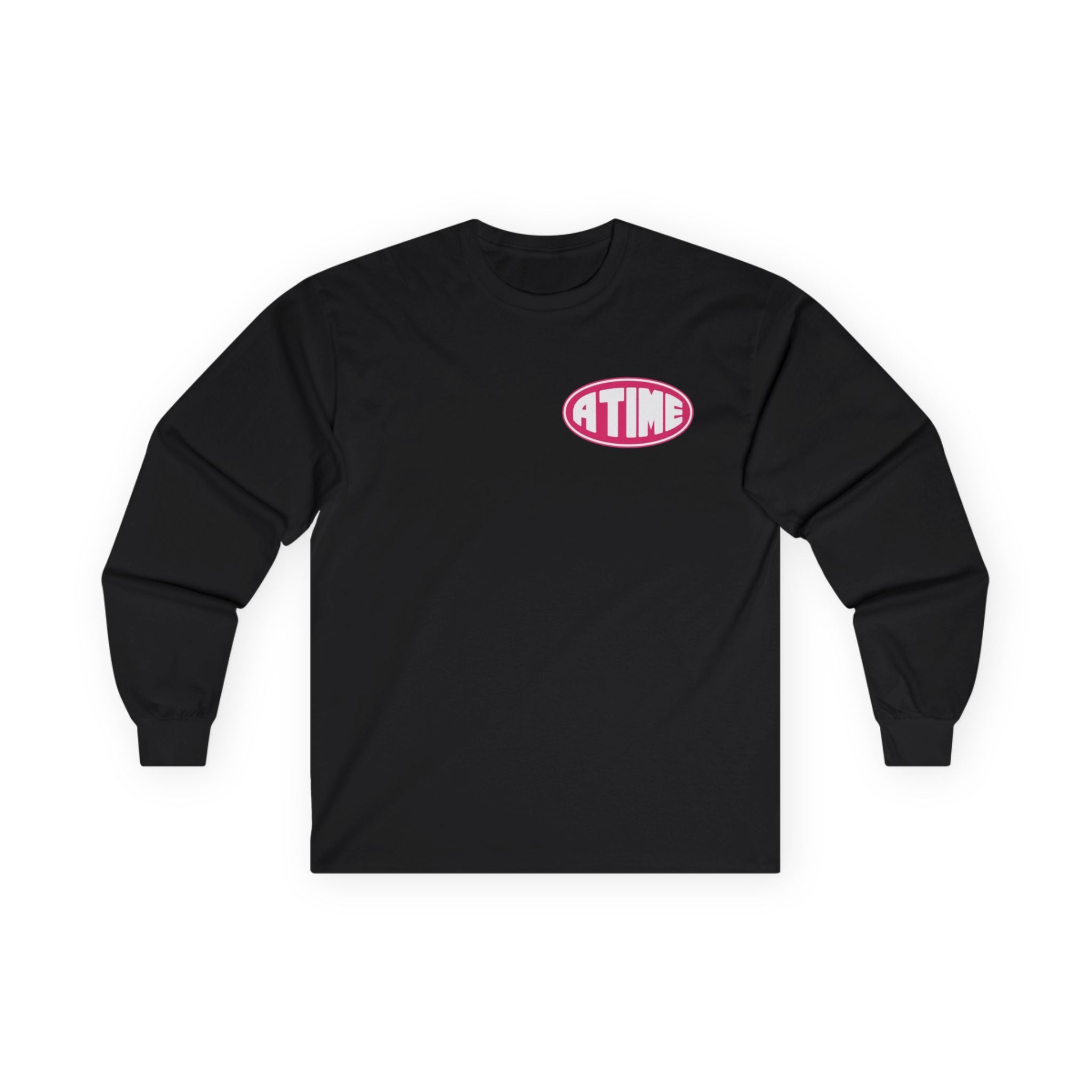 Atime long sleeve pink logo