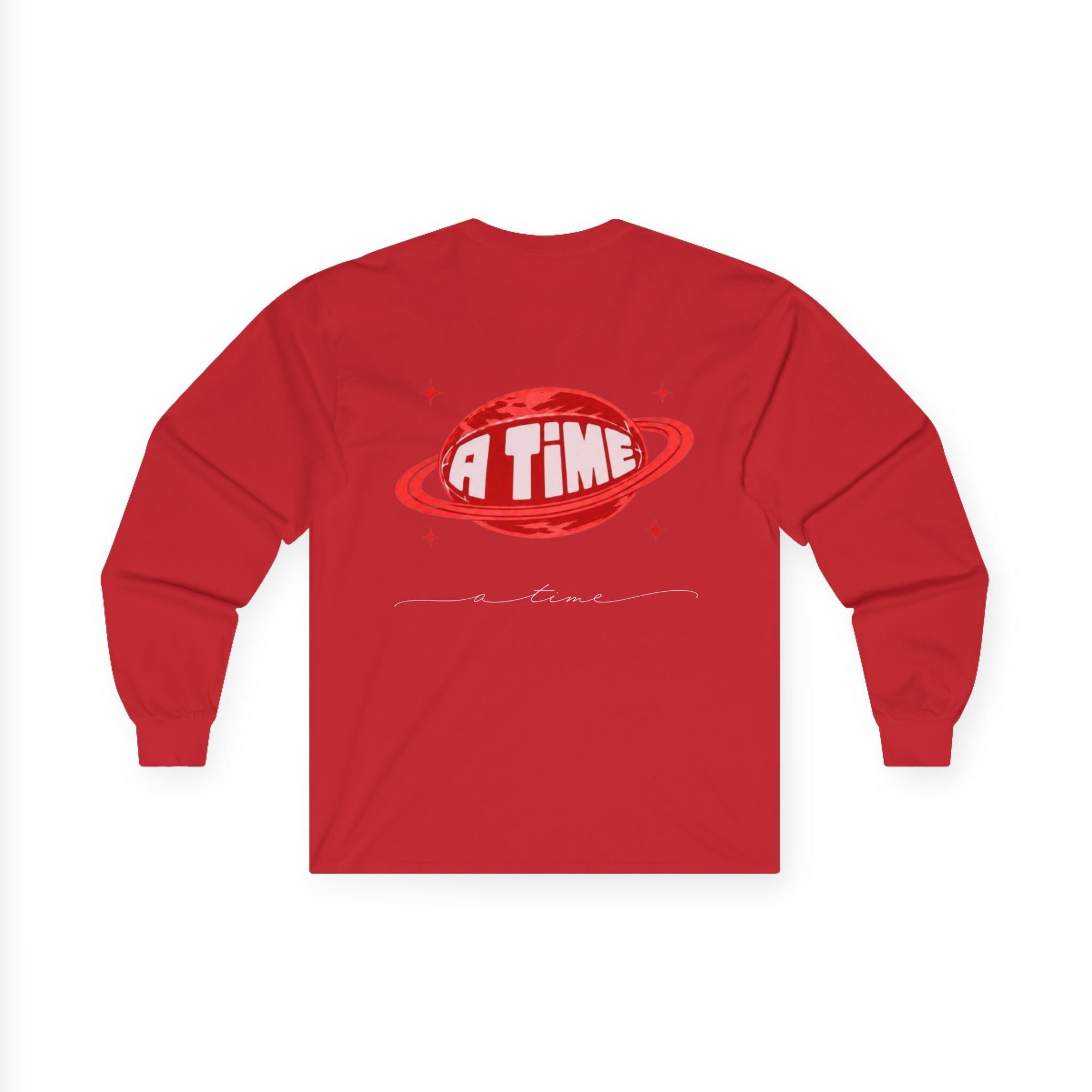 Atime long sleeve red logo