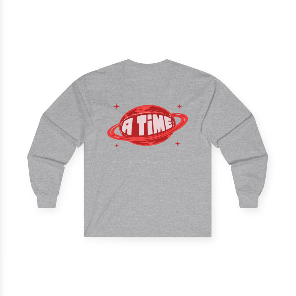 Atime long sleeve red logo