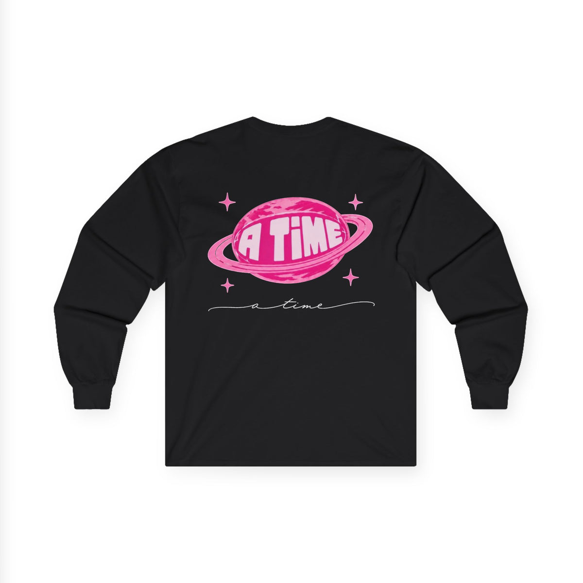Atime long sleeve pink logo