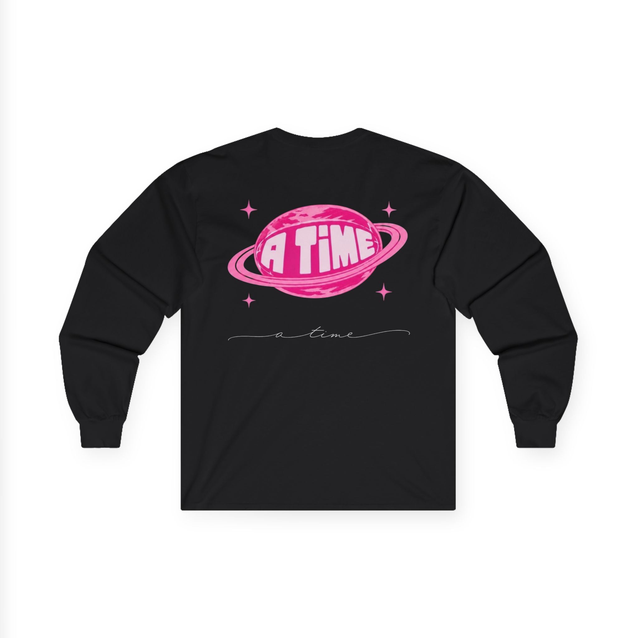 Atime long sleeve pink logo