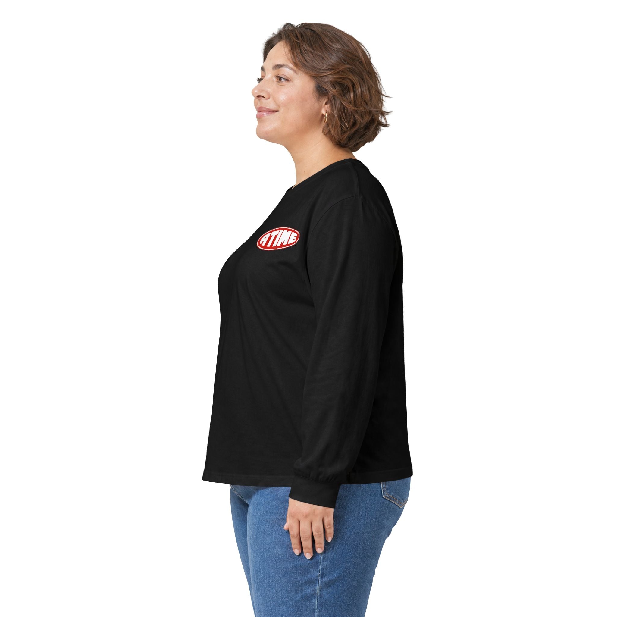 Atime long sleeve red logo
