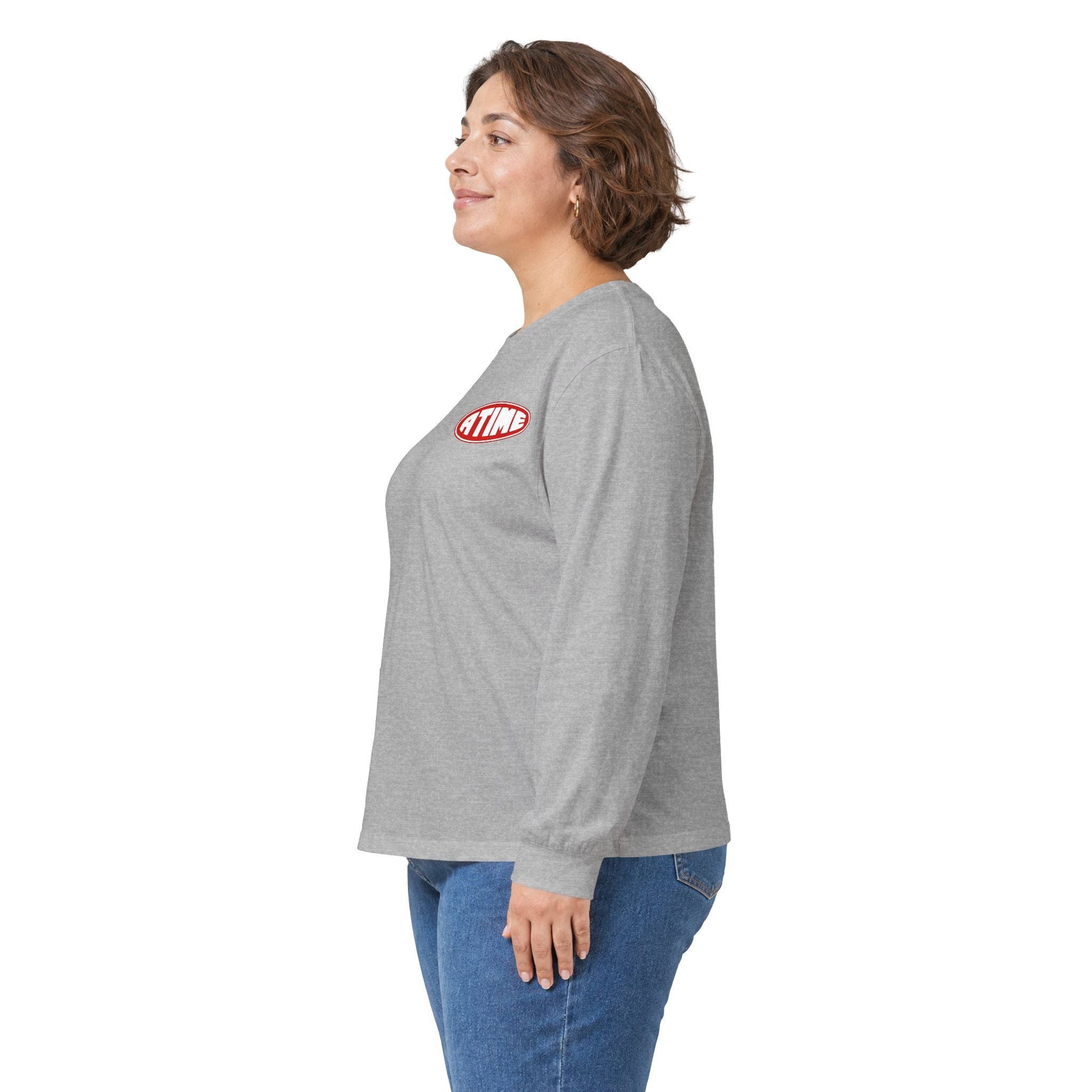 Atime long sleeve red logo