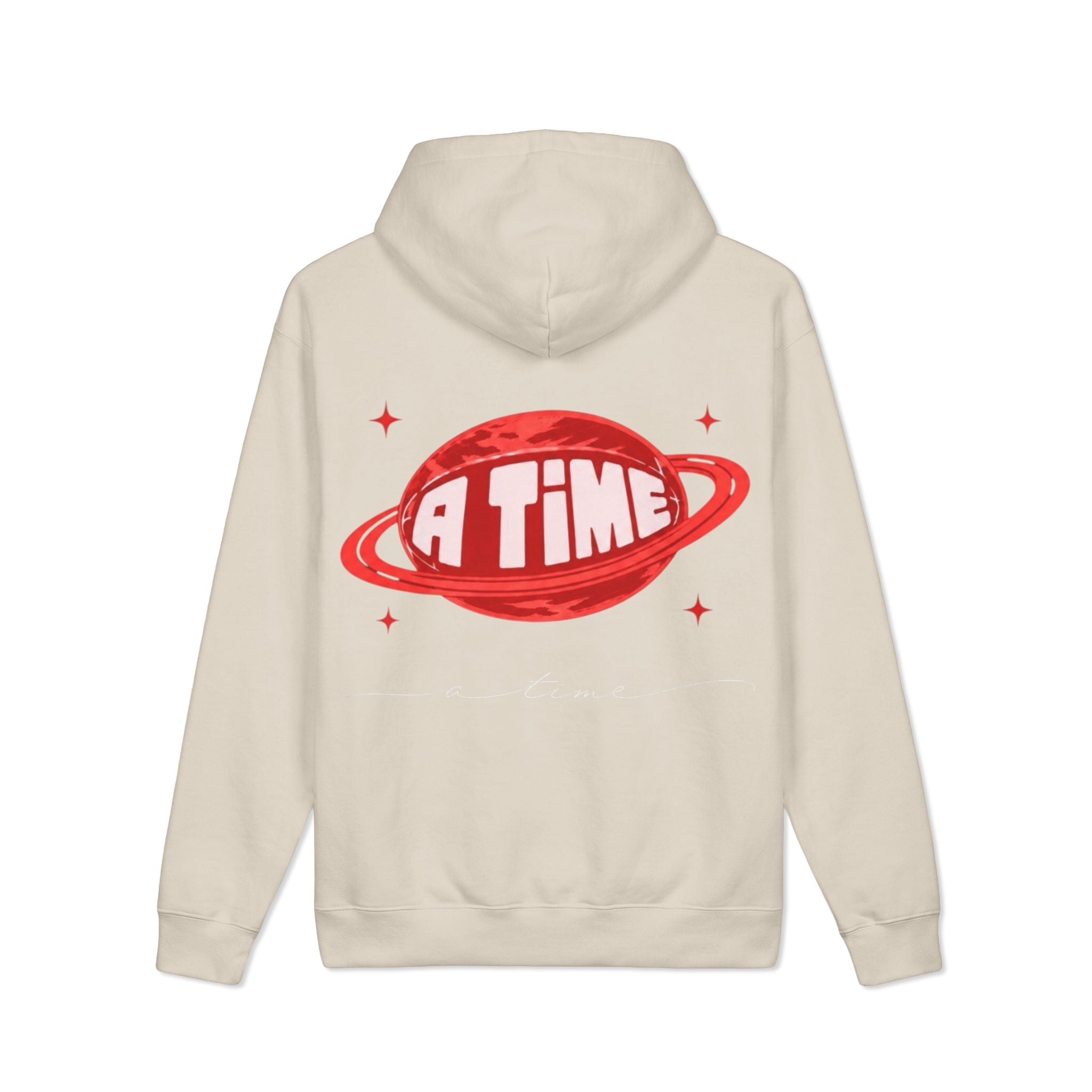 Atime hoodie red logo