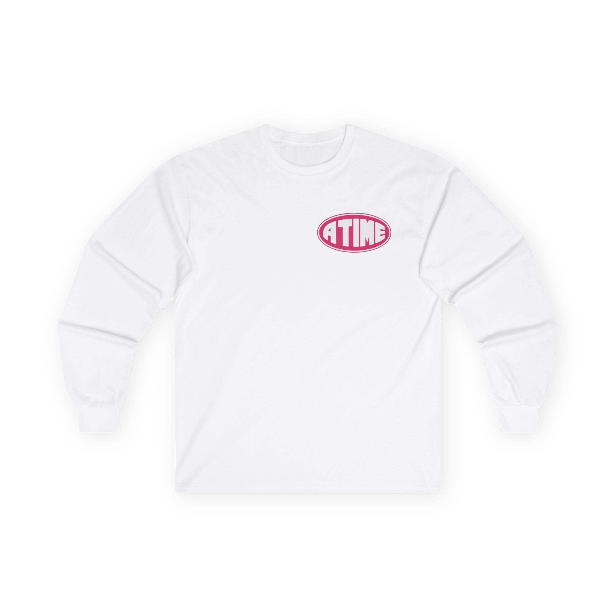 Atime long sleeve pink logo