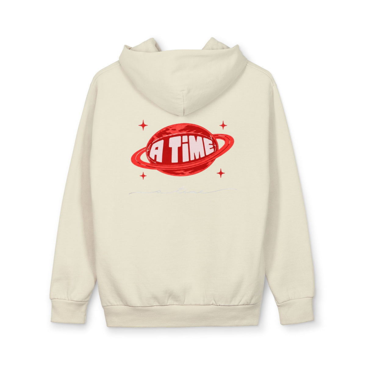 Atime hoodie red logo