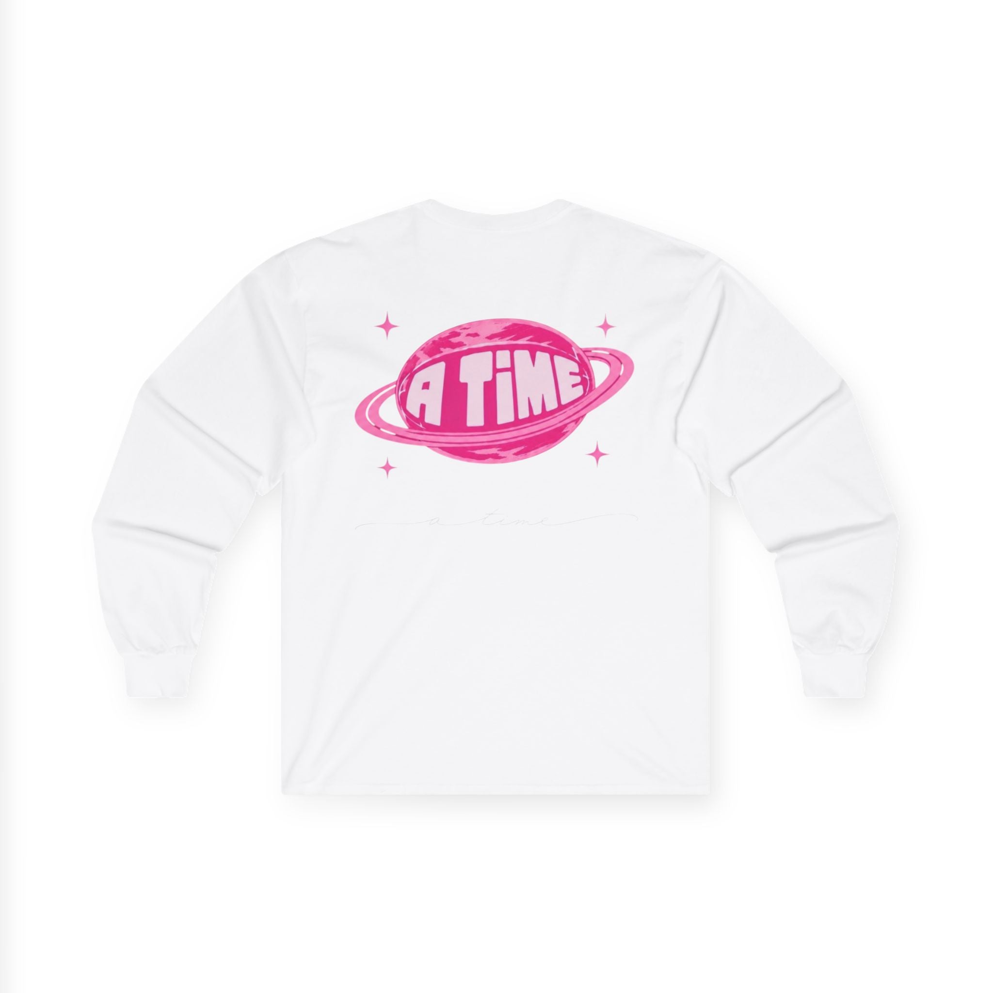 Atime long sleeve pink logo